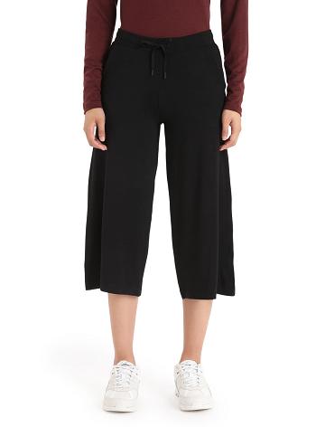 Women's Icebreaker Cool-Lite™ Merino Yanni Culotte Pants Black | CA 1431GSOL